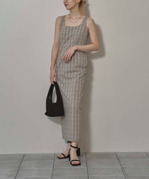 TODAYFUL Squareneck Pencil Dress スクエアネックペンシル