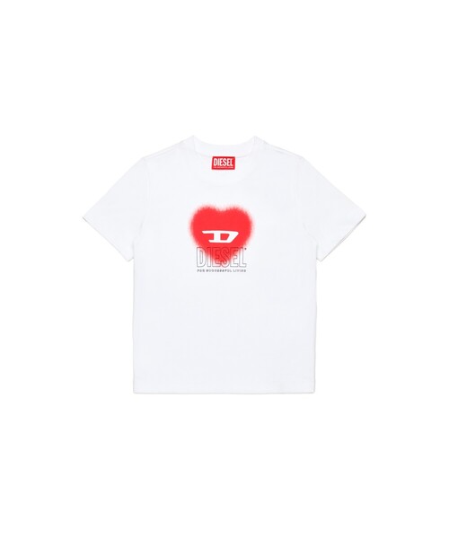 DIESEL（ディーゼル）の「キッズ Tシャツ TCUORE（Tシャツ/カットソー・キッズ・ホワイト/ピンク/ブラック・10Y/14Y/4Y/6Y/12Y/8Y）」の6枚目の写真