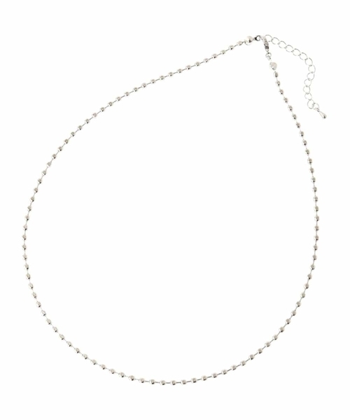 a.v.v(アーヴェヴェ)の「シンプルチェーンネックレス(ネックレス・レディース・シルバー/ゴールド・38)」の2枚目の写真