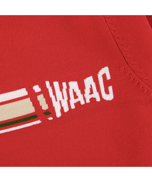 WAAC(ワック)の「WOMENS 変形ボーダーニット 長袖プルオーバー(ニット/セーター・レディース・オレンジ/ホワイト・X-SMALL/MEDIUM/SMALL)」の8枚目の写真