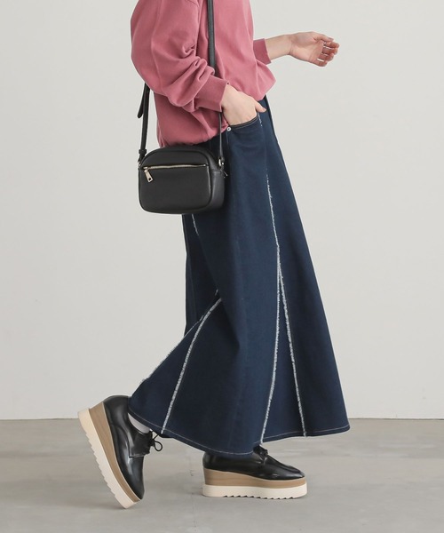 n'OrLABEL（ノアールレーベル）の「『フリンジデニムマーメイドスカート』（デニムスカート・レディース・ネイビー/ブルー・2/1）」の22枚目の写真