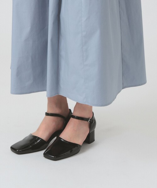 Ray BEAMS（レイビームス）の「ショルダー スリット パフスリーブ ワンピース（ワンピース・レディース・ピンク/ライトブルー/ブラック・1/0）」の12枚目の写真