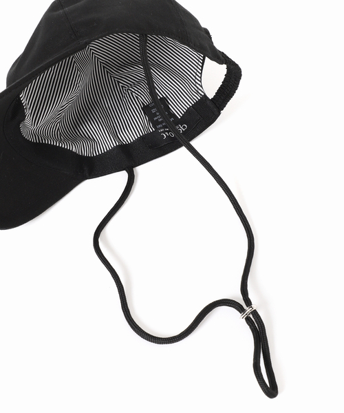 GRILLO（グリーロ）の「【GRILLO/グリーロ】コードツキ キャンバスキャップ（キャップ・レディース・ブラック/ベージュ・57）」の11枚目の写真