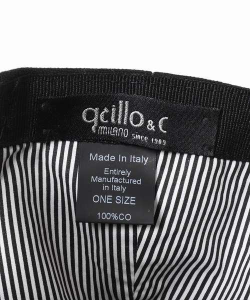 GRILLO（グリーロ）の「【GRILLO/グリーロ】コードツキ キャンバスキャップ（キャップ・レディース・ブラック/ベージュ・57）」の13枚目の写真