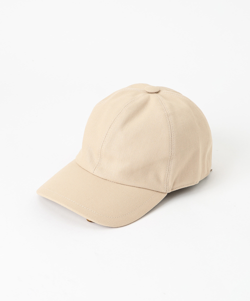 GRILLO（グリーロ）の「【GRILLO/グリーロ】コードツキ キャンバスキャップ（キャップ・レディース・ブラック/ベージュ・57）」の16枚目の写真