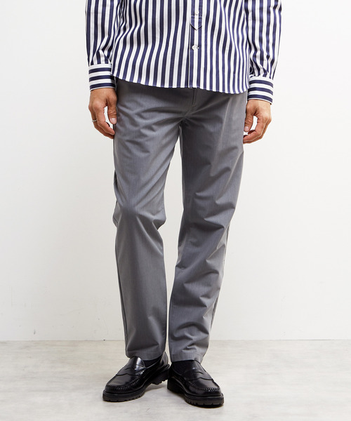 MEN'S MELROSE（メンズメルローズ）の「スマートTEXリラックステーパードイージーパンツ（スラックス・メンズ・ライトブラウン/ブラック/グレー・3/2/4）」の2枚目の写真