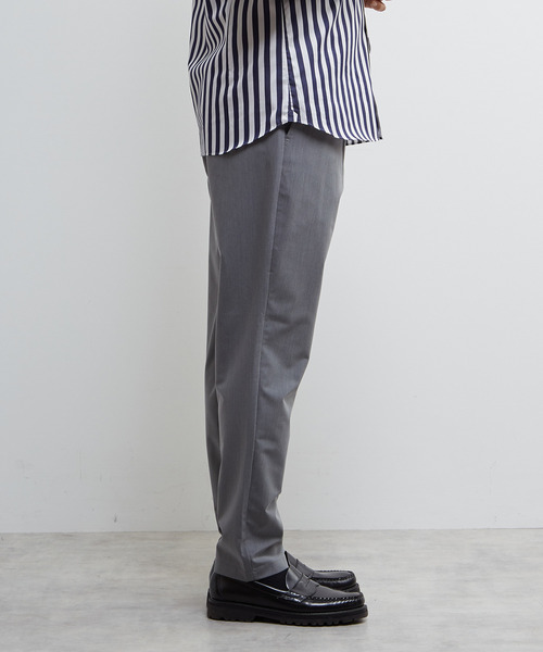 MEN'S MELROSE（メンズメルローズ）の「スマートTEXリラックステーパードイージーパンツ（スラックス・メンズ・ライトブラウン/ブラック/グレー・3/2/4）」の7枚目の写真