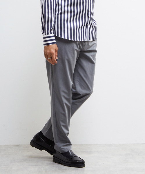 MEN'S MELROSE（メンズメルローズ）の「スマートTEXリラックステーパードイージーパンツ（スラックス・メンズ・ライトブラウン/ブラック/グレー・3/2/4）」の17枚目の写真