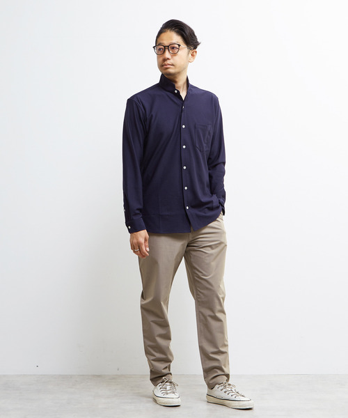 MEN'S MELROSE（メンズメルローズ）の「スマートTEXリラックステーパードイージーパンツ（スラックス・メンズ・ライトブラウン/ブラック/グレー・3/2/4）」の22枚目の写真