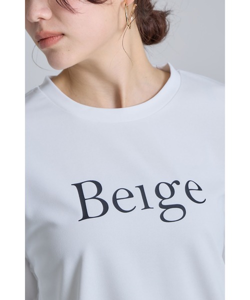 &. NOSTALGIA(アンドドットノスタルジア)の「チュールスリーブロゴロンT(Tシャツ/カットソー・レディース・オフホワイト/ブラック・M)」の13枚目の写真
