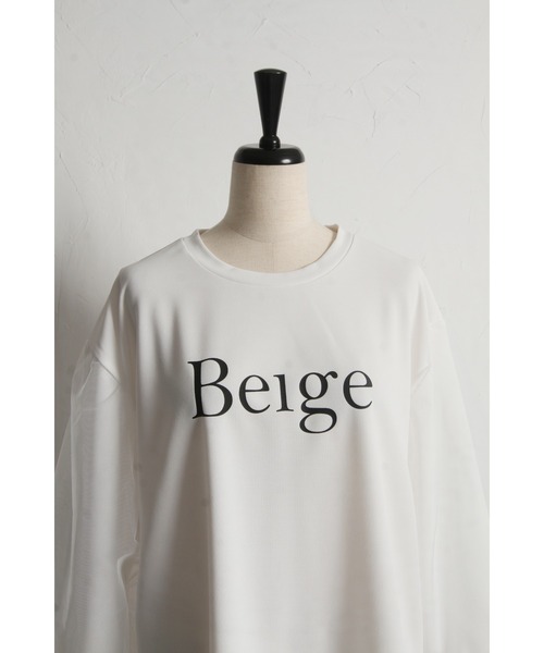 &. NOSTALGIA(アンドドットノスタルジア)の「チュールスリーブロゴロンT(Tシャツ/カットソー・レディース・オフホワイト/ブラック・M)」の19枚目の写真