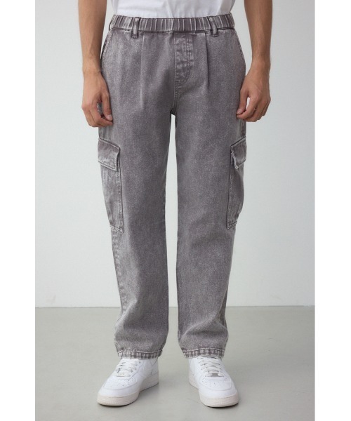 AZUL by moussy（アズールバイマウジー）の「AZUL DENIM ヴィンテージカーゴ（デニムパンツ・メンズ・チャコールグレー/ライトグレー・MEDIUM/LARGE）」の19枚目の写真