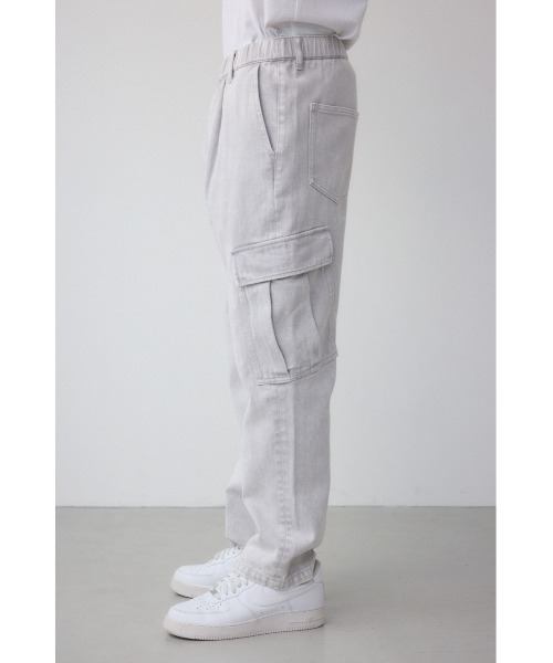 AZUL by moussy（アズールバイマウジー）の「AZUL DENIM ヴィンテージカーゴ（デニムパンツ・メンズ・チャコールグレー/ライトグレー・MEDIUM/LARGE）」の6枚目の写真