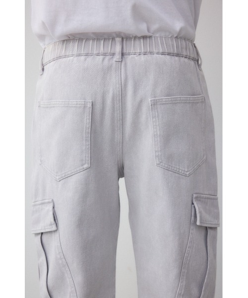 AZUL by moussy（アズールバイマウジー）の「AZUL DENIM ヴィンテージカーゴ（デニムパンツ・メンズ・チャコールグレー/ライトグレー・MEDIUM/LARGE）」の3枚目の写真