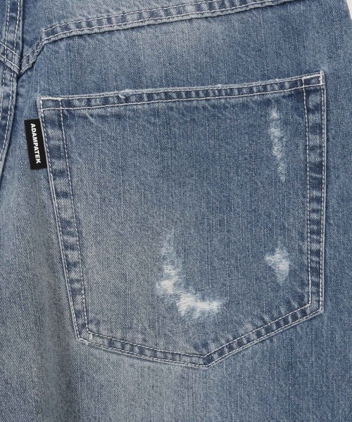 ADAM PATEK(アダムパテック)の「【ADAMPATEK/アダムパテック】destroy wide denim/デストロイワイドデニムパンツ(デニムパンツ・レディース・ホワイト/ライトブルー/ブラック/ダークブルー・1/2)」の22枚目の写真