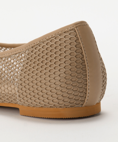 B.C STOCK（ベーセーストック）の「スクエアメッシュフラットシューズ（その他シューズ・レディース・レッド/ベージュ/ブラック・LARGE/MEDIUM/SMALL）」の7枚目の写真