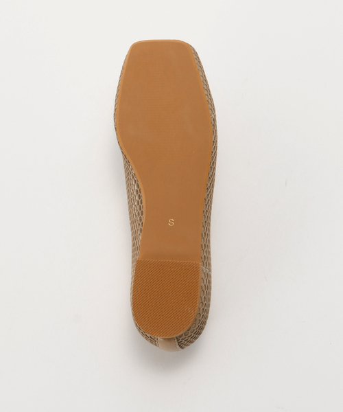 B.C STOCK（ベーセーストック）の「スクエアメッシュフラットシューズ（その他シューズ・レディース・レッド/ベージュ/ブラック・LARGE/MEDIUM/SMALL）」の9枚目の写真