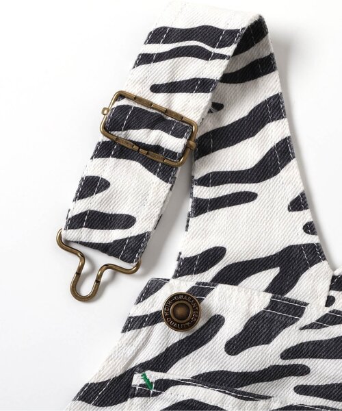 BREEZE（ブリーズ）の「【Im Jelly！】総柄ショートサロペット（サロペット/オーバーオール・キッズ・クリーム/ホワイト・90/110/130）」の8枚目の写真