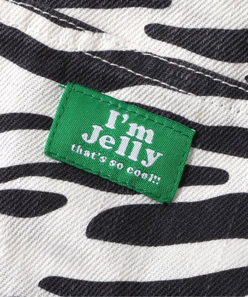 BREEZE（ブリーズ）の「【Im Jelly！】総柄ショートサロペット（サロペット/オーバーオール・キッズ・クリーム/ホワイト・90/110/130）」の4枚目の写真