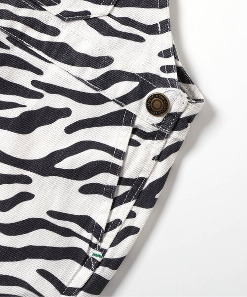 BREEZE（ブリーズ）の「【Im Jelly！】総柄ショートサロペット（サロペット/オーバーオール・キッズ・クリーム/ホワイト・90/110/130）」の9枚目の写真