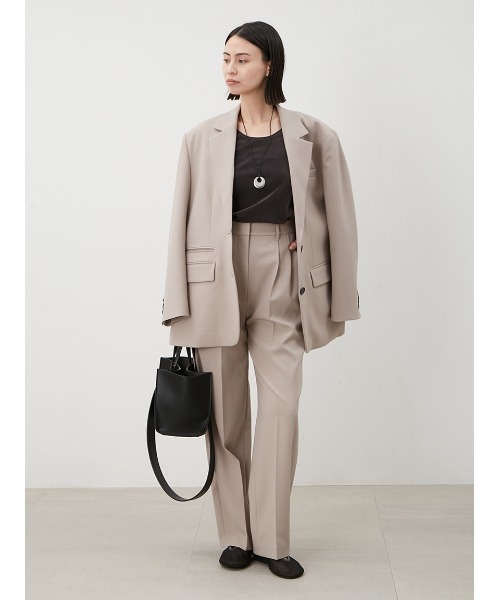 Mila Owen(ミラオーウェン)の「フロッキーベロアビッグタンクトップス(タンクトップ・レディース・チャコールグレー/ライム/ベージュ・FREE)」の21枚目の写真