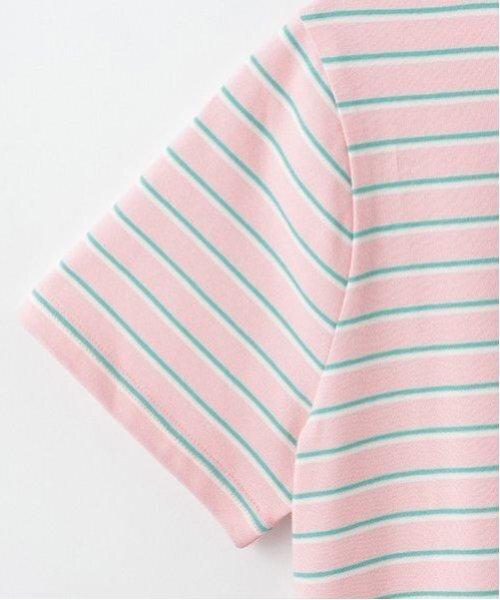 mezzo piano Junior(メゾピアノジュニア)の「【Cuugal掲載】ワンポイント刺しゅうボーダーTシャツ(Tシャツ/カットソー・キッズ・ネイビー/ピンク/オフホワイト・M:150cm/L:160cm/S:140cm)」の8枚目の写真