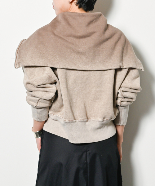 SEEALL（シーオール）の「SEEALL SAILOR COLLAR SWEAT SAW53 SW902：スウェット（スウェット・レディース・ブラウン・MEDIUM）」の2枚目の写真