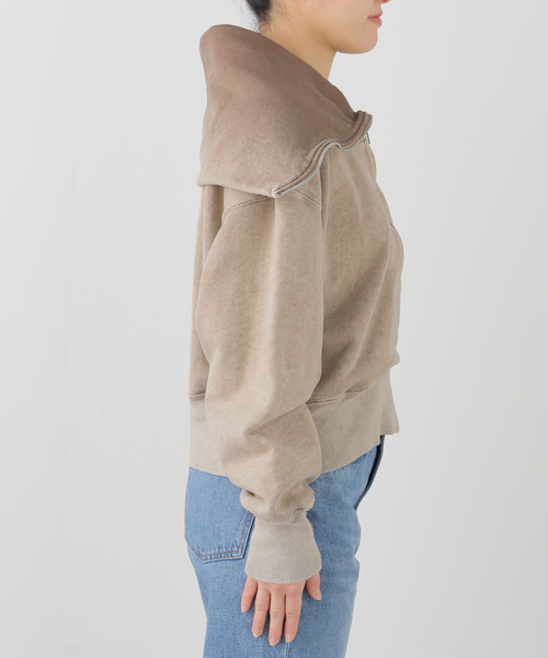 SEEALL（シーオール）の「SEEALL SAILOR COLLAR SWEAT SAW53 SW902：スウェット（スウェット・レディース・ブラウン・MEDIUM）」の7枚目の写真
