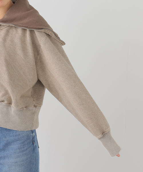 SEEALL（シーオール）の「SEEALL SAILOR COLLAR SWEAT SAW53 SW902：スウェット（スウェット・レディース・ブラウン・MEDIUM）」の8枚目の写真