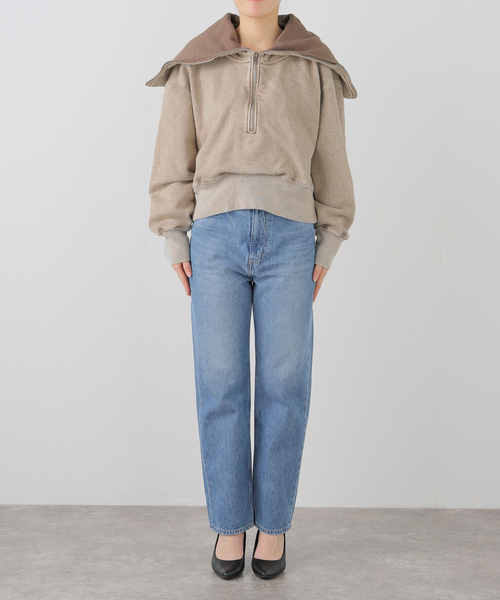 SEEALL（シーオール）の「SEEALL SAILOR COLLAR SWEAT SAW53 SW902：スウェット（スウェット・レディース・ブラウン・MEDIUM）」の15枚目の写真