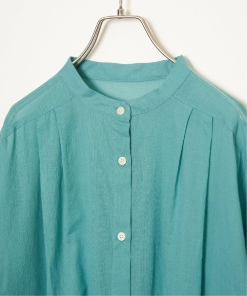 LBC（エルビーシー）の「リネンブレンドシャーリングワンピース（ワンピース・レディース・グリーン/ブラック/パープル系その他・M）」の13枚目の写真