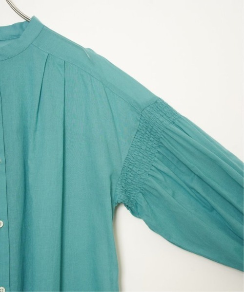 LBC（エルビーシー）の「リネンブレンドシャーリングワンピース（ワンピース・レディース・グリーン/ブラック/パープル系その他・M）」の14枚目の写真