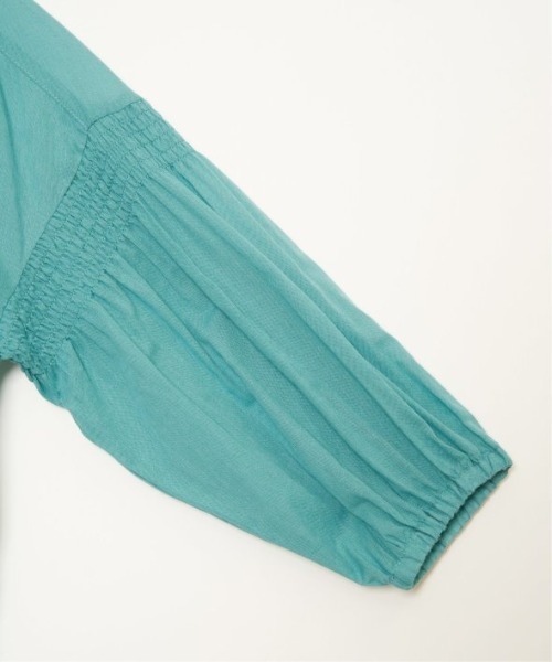 LBC（エルビーシー）の「リネンブレンドシャーリングワンピース（ワンピース・レディース・グリーン/ブラック/パープル系その他・M）」の15枚目の写真