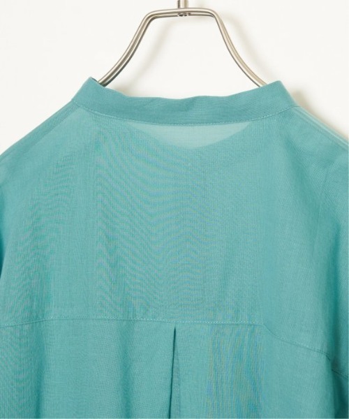 LBC（エルビーシー）の「リネンブレンドシャーリングワンピース（ワンピース・レディース・グリーン/ブラック/パープル系その他・M）」の6枚目の写真