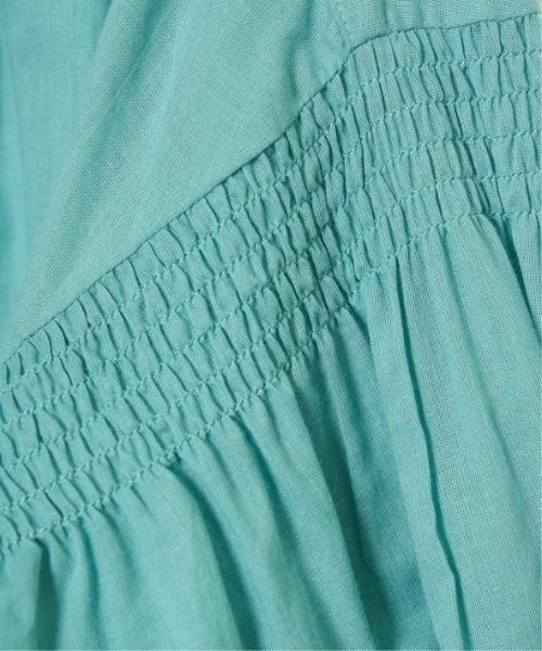 LBC（エルビーシー）の「リネンブレンドシャーリングワンピース（ワンピース・レディース・グリーン/ブラック/パープル系その他・M）」の8枚目の写真