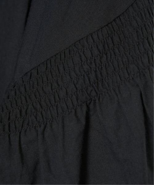 LBC（エルビーシー）の「リネンブレンドシャーリングワンピース（ワンピース・レディース・グリーン/ブラック/パープル系その他・M）」の9枚目の写真