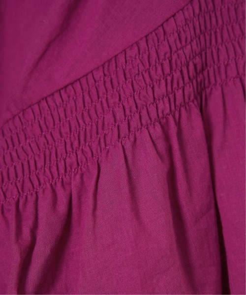 LBC（エルビーシー）の「リネンブレンドシャーリングワンピース（ワンピース・レディース・グリーン/ブラック/パープル系その他・M）」の10枚目の写真