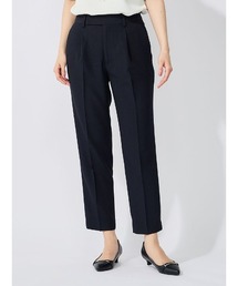 Perfect Suit FActory | リネンライク【ボーテ・シルエット】テーパードパンツ　ブルー/ブラウン/ブラック/ネイビー(その他パンツ)