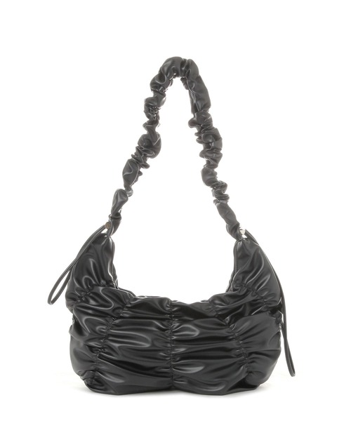 LAKOLE（ラコレ）の「ギャザーラウンドショルダーバッグ / 325803（ショルダーバッグ・レディース・イエロー/ブラック/オフホワイト・FREE）」の17枚目の写真