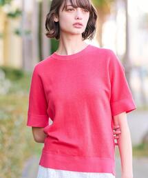 DRESSTERIOR | 【毎年人気!/洗える】リネン裏毛ハーフスリーブプルオーバー(Tシャツ/カットソー)