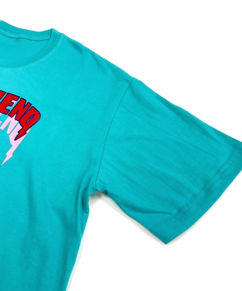 SHEENA(シーナ)の「BIG FRIENDロゴプリントルーズTシャツ(Tシャツ/カットソー・レディース・エメラルド/ホワイト・M)」の17枚目の写真