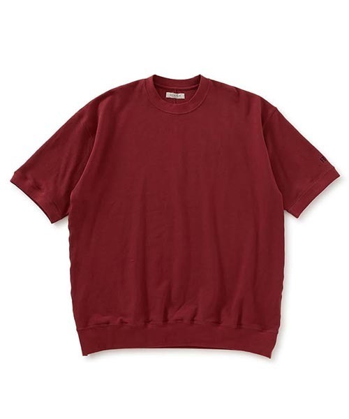 HOLLYWOOD RANCH MARKET(ハリウッドランチマーケット)の「Hエンブロイダリー カノコショートスリーブTシャツ(Tシャツ/カットソー・メンズ・ベージュ/ブルー/ホワイト/グリーン/ブラック/ワイン・SMALL/MEDIUM/LARGE/X-LARGE)」の6枚目の写真