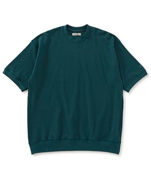 HOLLYWOOD RANCH MARKET(ハリウッドランチマーケット)の「Hエンブロイダリー カノコショートスリーブTシャツ(Tシャツ/カットソー・メンズ・ベージュ/ブルー/ホワイト/グリーン/ブラック/ワイン・SMALL/MEDIUM/LARGE/X-LARGE)」の4枚目の写真