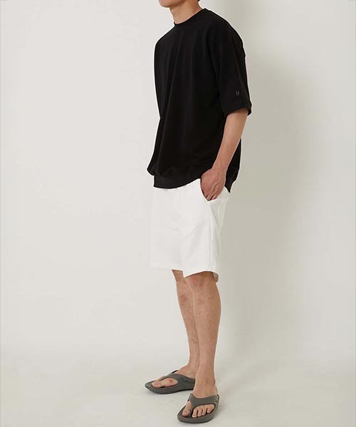 HOLLYWOOD RANCH MARKET(ハリウッドランチマーケット)の「Hエンブロイダリー カノコショートスリーブTシャツ(Tシャツ/カットソー・メンズ・ベージュ/ブルー/ホワイト/グリーン/ブラック/ワイン・SMALL/MEDIUM/LARGE/X-LARGE)」の22枚目の写真