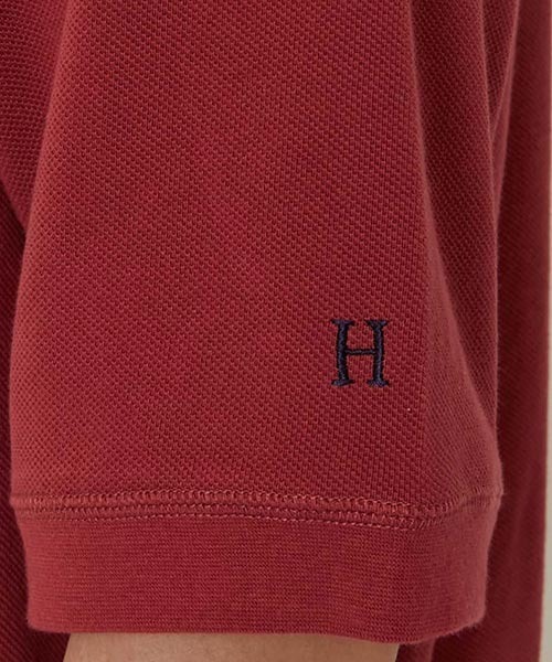 HOLLYWOOD RANCH MARKET(ハリウッドランチマーケット)の「Hエンブロイダリー カノコショートスリーブTシャツ(Tシャツ/カットソー・メンズ・ベージュ/ブルー/ホワイト/グリーン/ブラック/ワイン・SMALL/MEDIUM/LARGE/X-LARGE)」の13枚目の写真