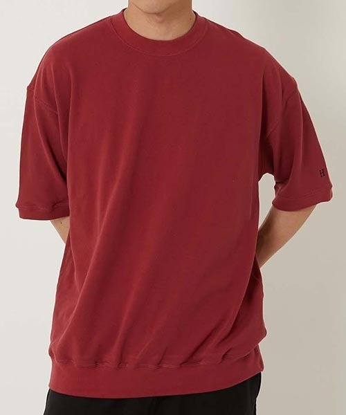 HOLLYWOOD RANCH MARKET(ハリウッドランチマーケット)の「Hエンブロイダリー カノコショートスリーブTシャツ(Tシャツ/カットソー・メンズ・ベージュ/ブルー/ホワイト/グリーン/ブラック/ワイン・SMALL/MEDIUM/LARGE/X-LARGE)」の17枚目の写真