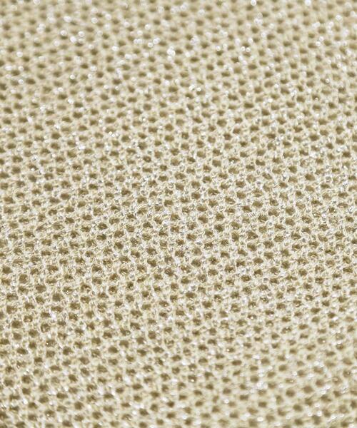 THE SHOP TK （ザ ショップ ティーケー ）の「ラメメッシュニット（ニット/セーター・レディース・ライトグレー/ブラック/ブラウン系その他・12/13）」の9枚目の写真