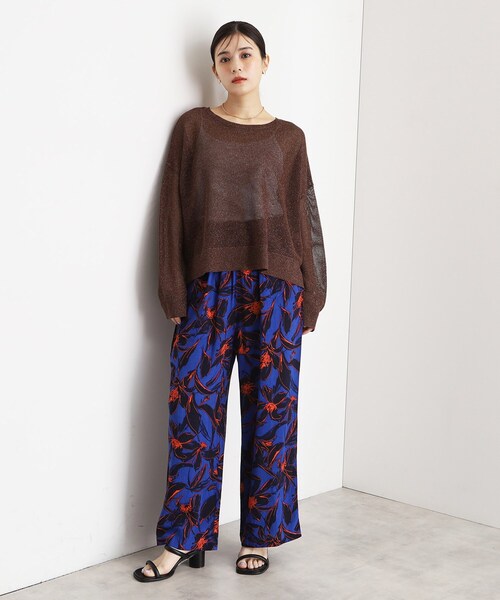 THE SHOP TK （ザ ショップ ティーケー ）の「ラメメッシュニット（ニット/セーター・レディース・ライトグレー/ブラック/ブラウン系その他・12/13）」の15枚目の写真