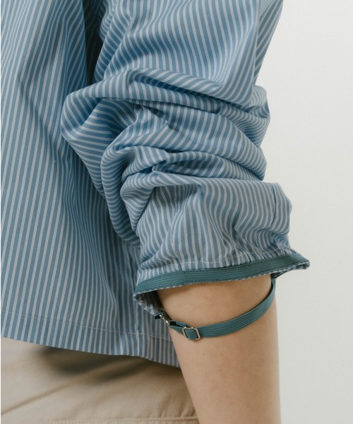 Knuth Marf（クヌースマーフ）の「2way stripe volume shirt/2color