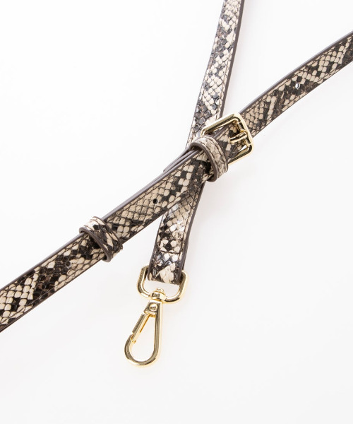 cache cache（カシュ カシュ）の「カシュカシュ cachecache / バンブーハンドルエルガリー2wayトート（トートバッグ・レディース・ベージュ系その他/ブラック/パイソン・FREE）」の7枚目の写真